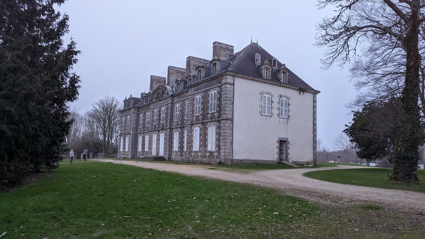 Le château de Plouay, qui sera superbe quand il sera remis en état