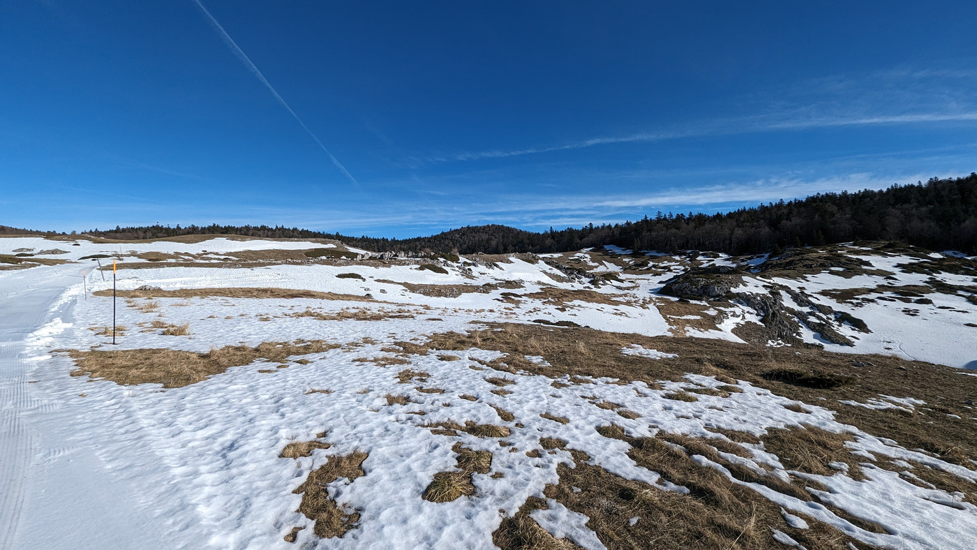 Paysage neige/plaines