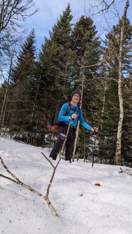 C'était prévu de faire des vacances en raquettes