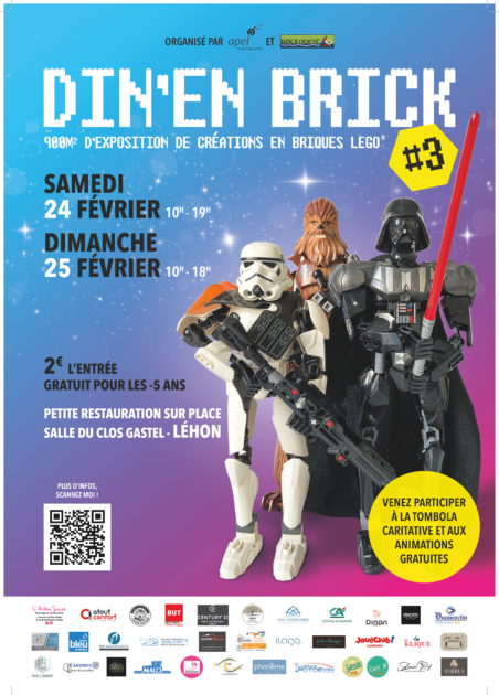 Affiche Din'en Brick 2024