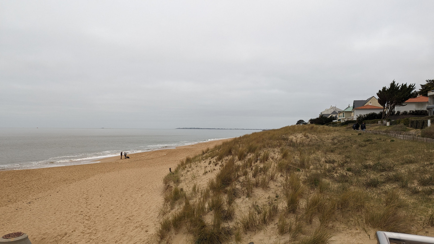 La côte entre St Nazaire et Pornichet