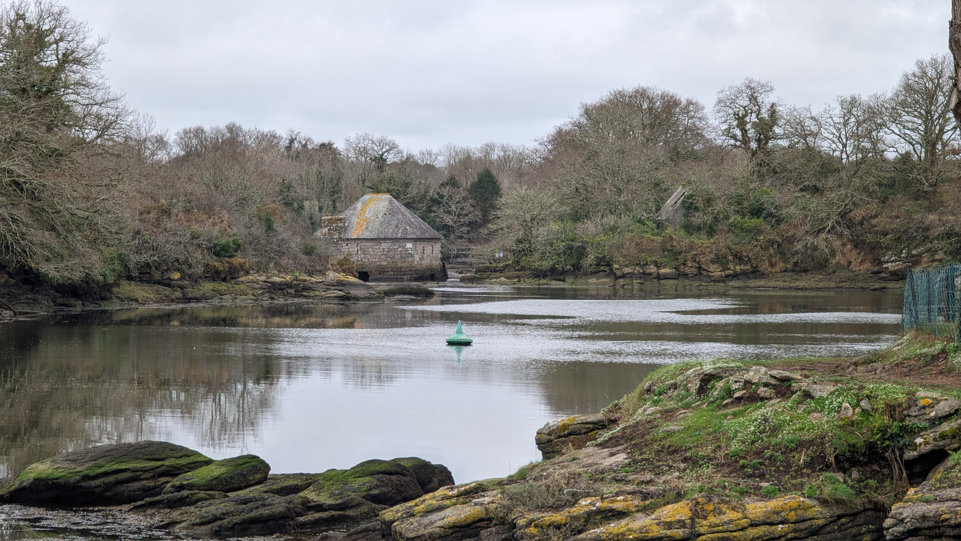 L'arrivé au moulin mer (prise après être sortie de l'eau)