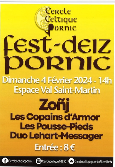 Affiche Fest-deiz Pornic 2024-02-04