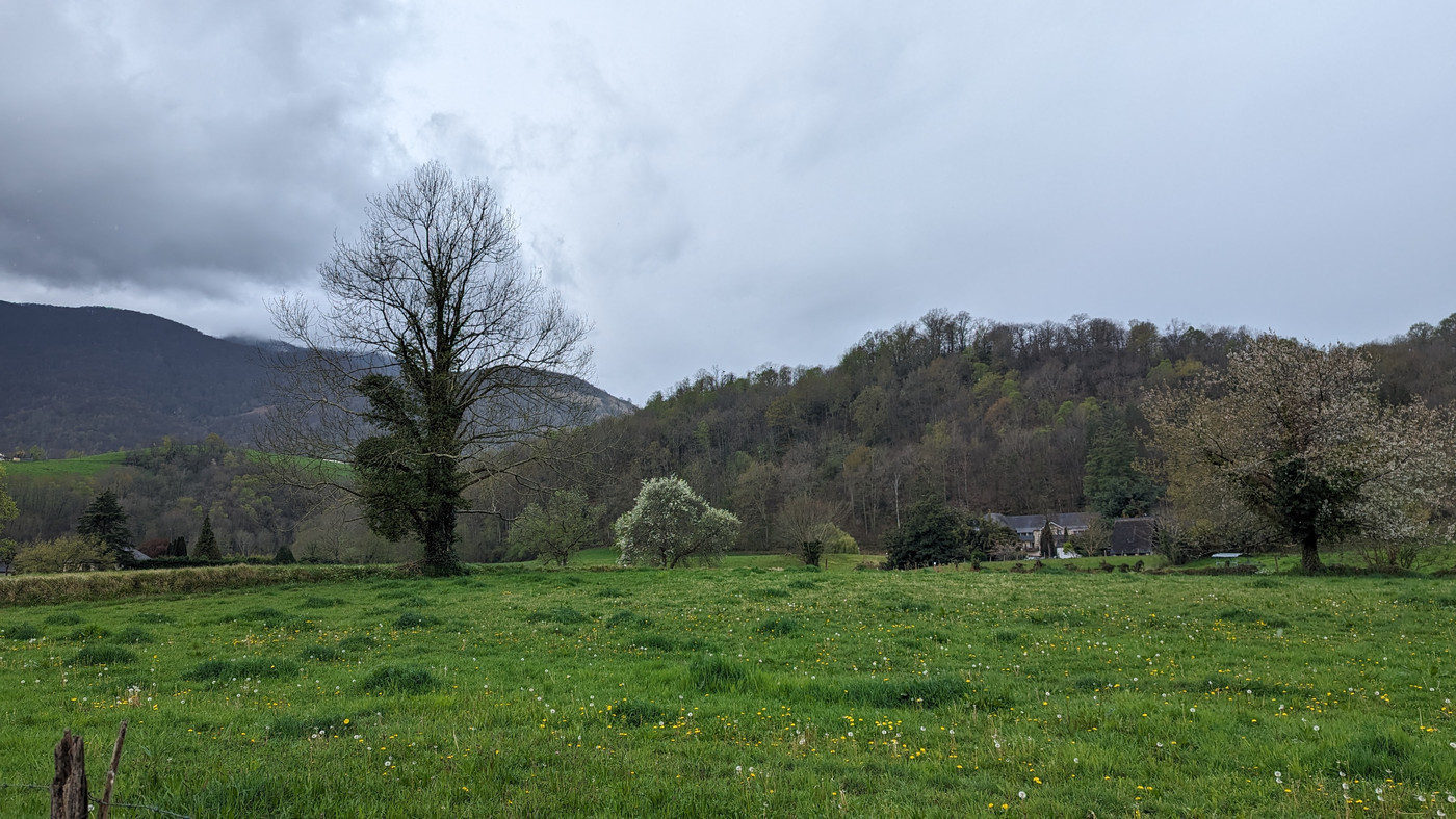 Retour par la campagne juste après une averse