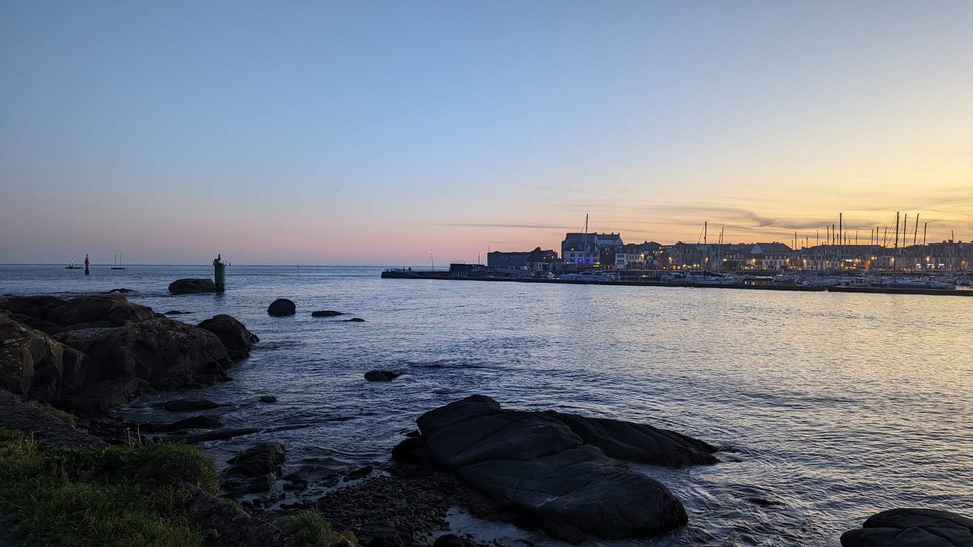 coucher se soleil vu de l’abri du marin