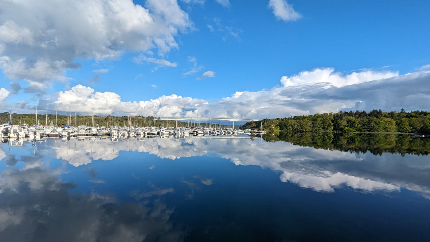 Au port au matin