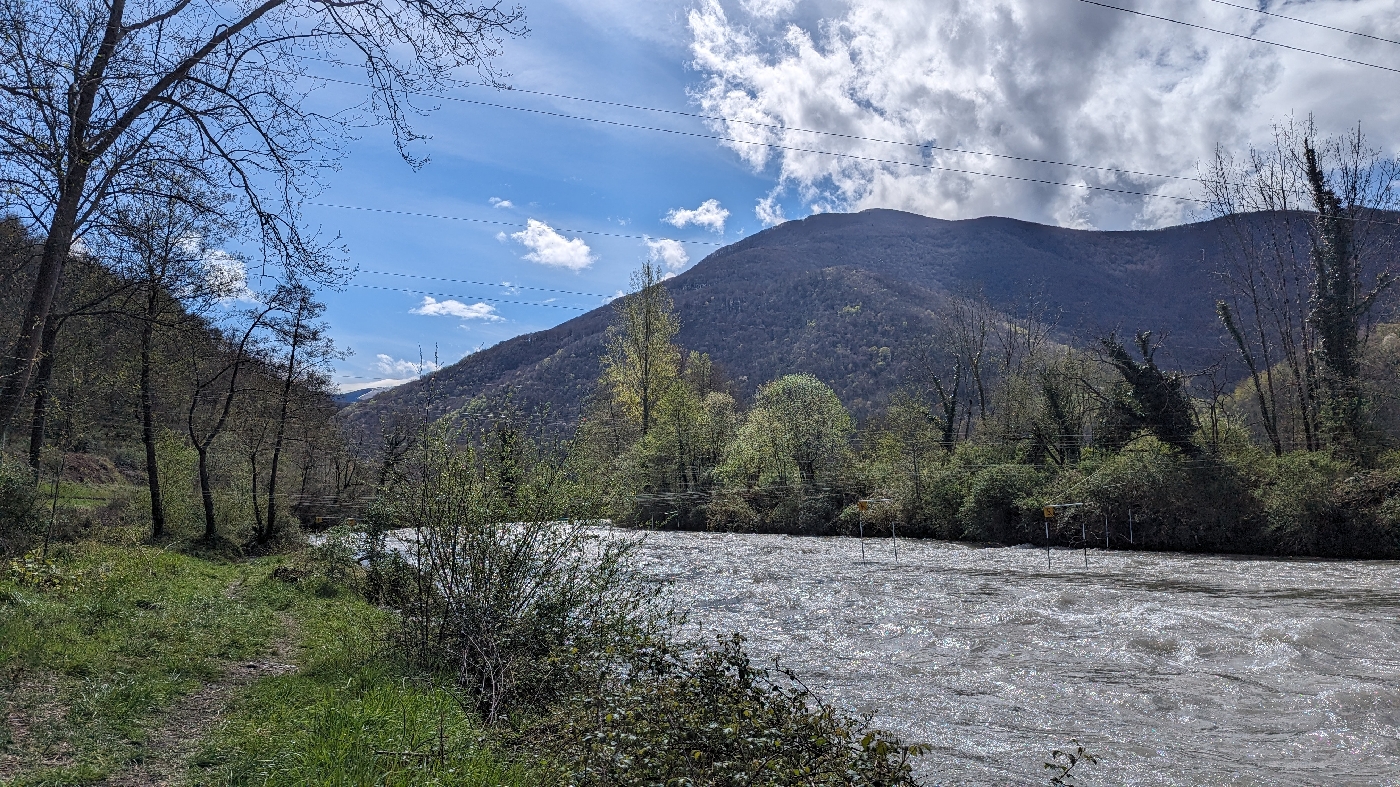 Le relief que j’ai monté l'après-midi.