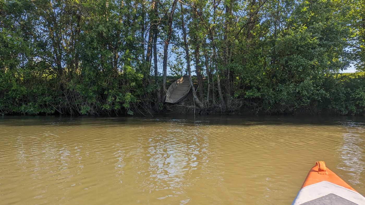 Les barques traditionnel du marais Poitevin