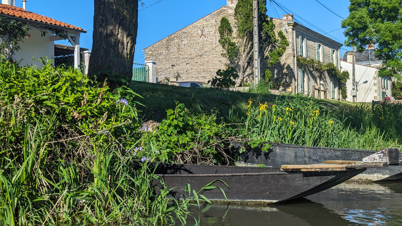 Chaque maison avait son ponton et sa barque