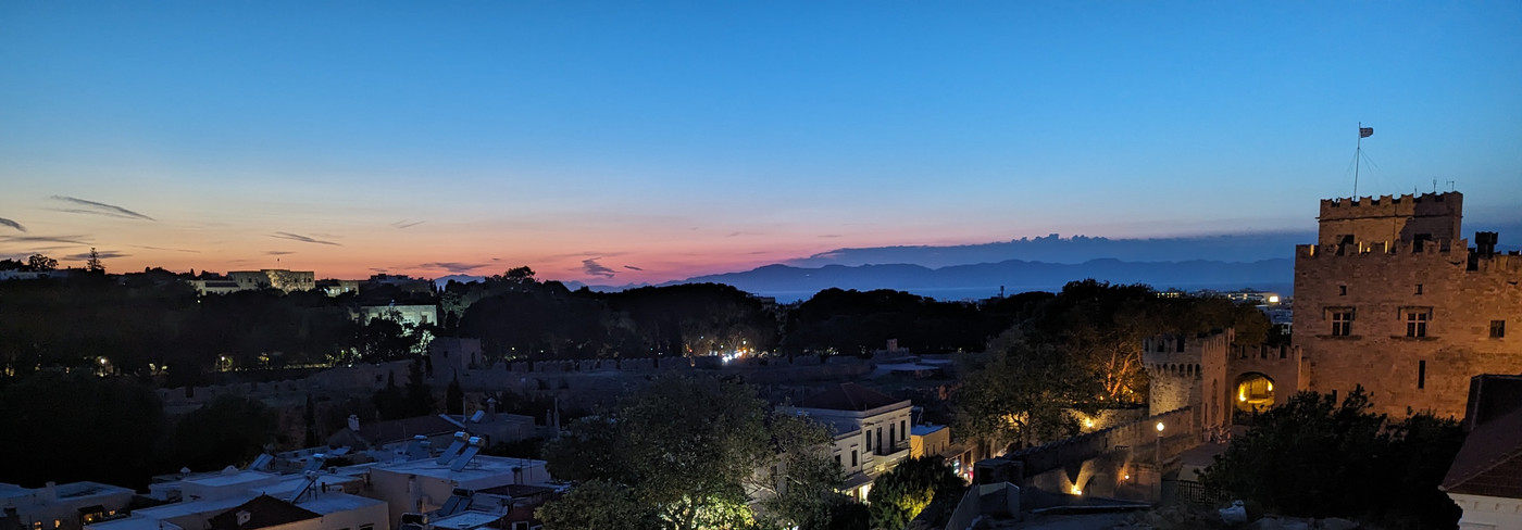 Après le coucher de soleil.