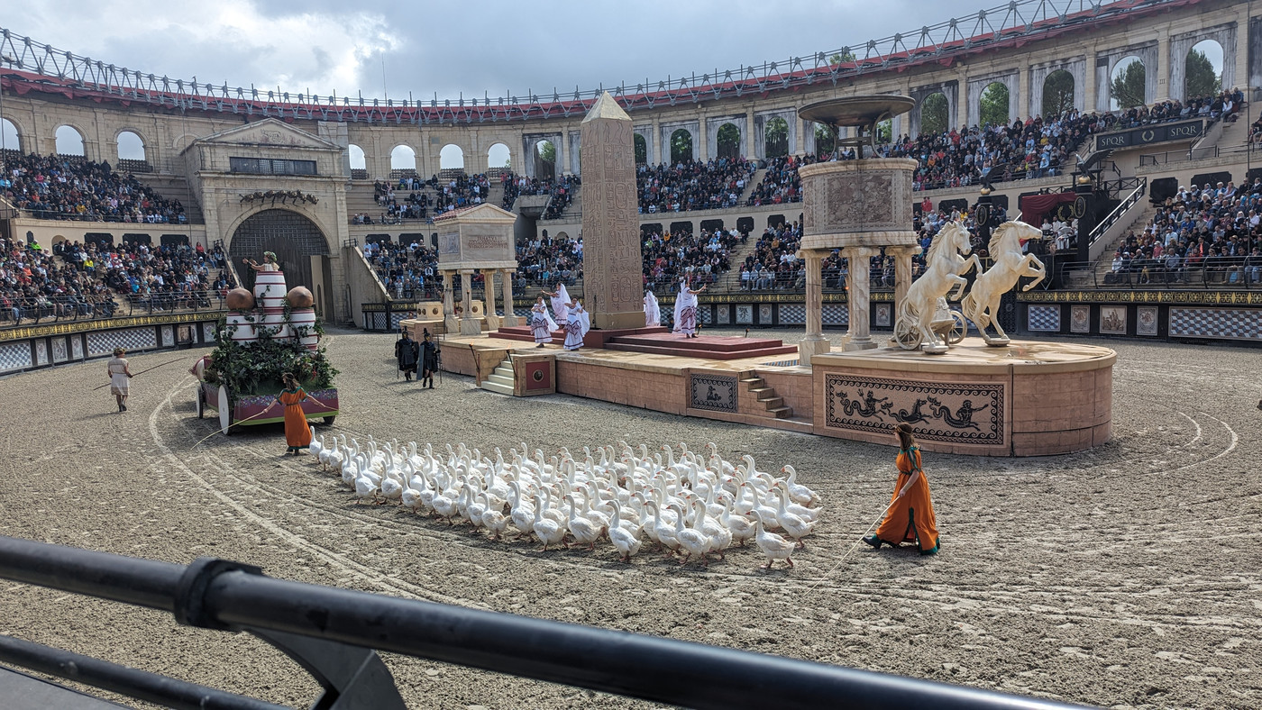 Le tour de l’arène