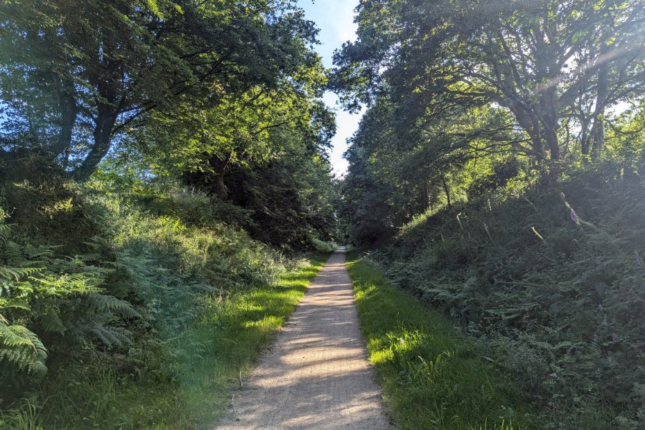 L'ancienne voie de chemin de fer