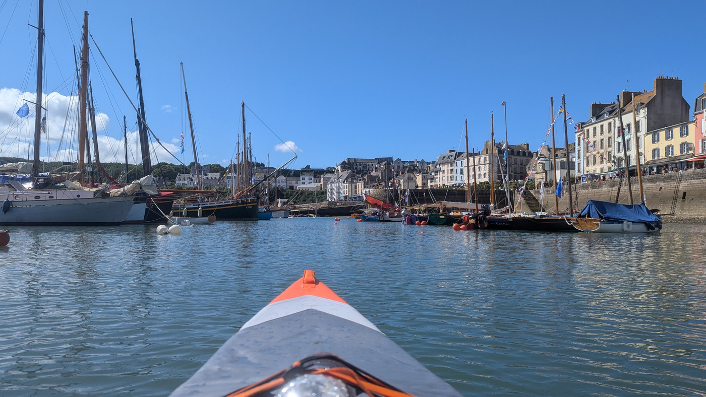 Le boulevard pour le kayak