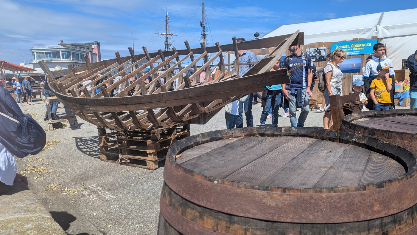 La structure d'une barque