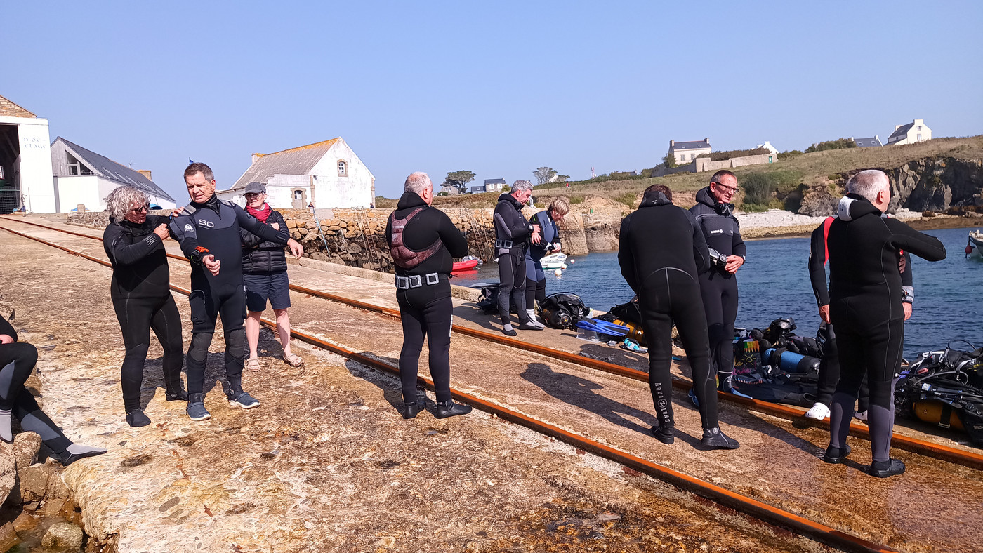 Embarquement sur le bateau