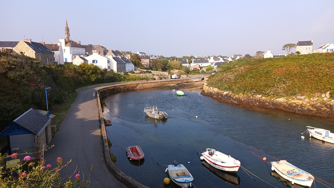 Le port à marée haute