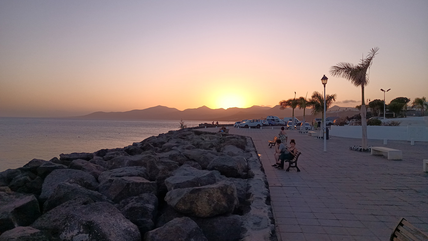 Le quai juste avant la plongée de nuit