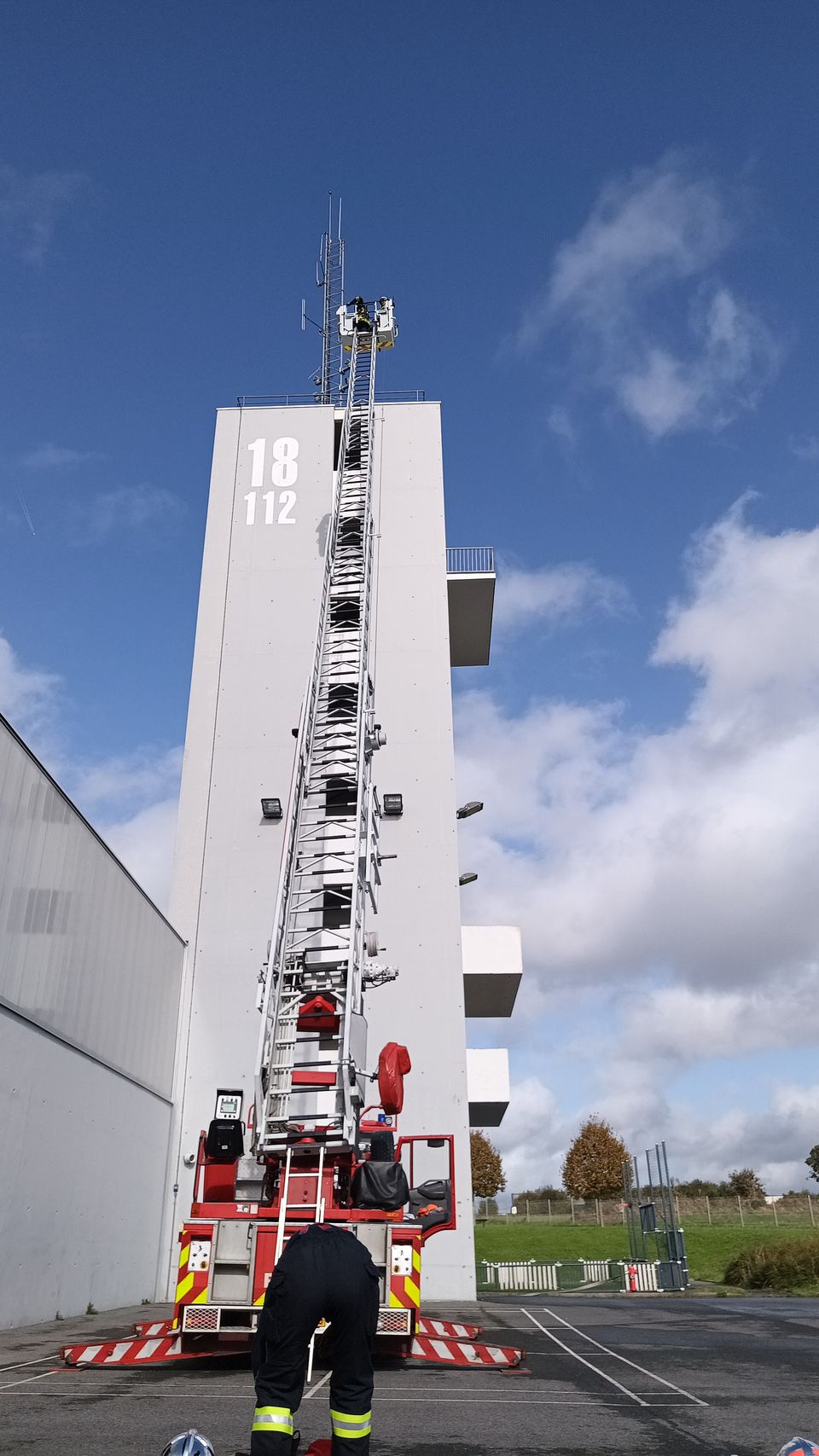 Vu d'en bas de l'échelle