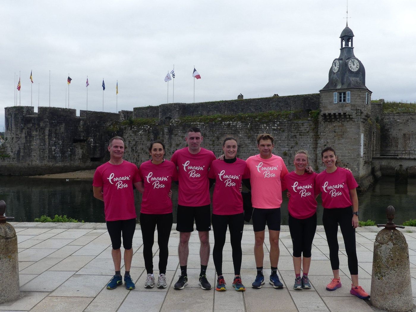 Les coureurs des pompiers