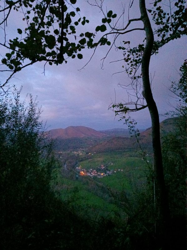 La ville de l'autre coté qui est plus boisée