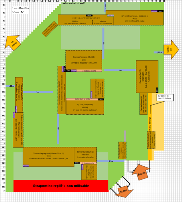 Ebauche de plan de salle