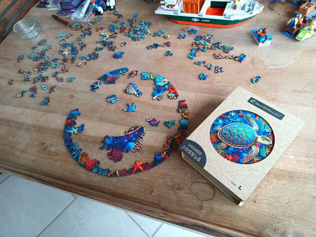 Début du puzzle, retour à des sensation d'antan