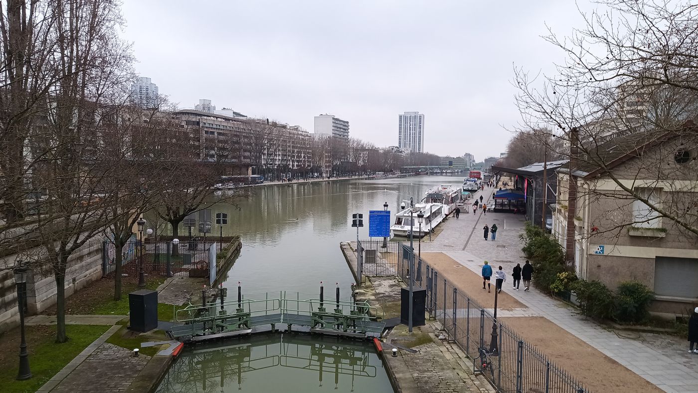 Le bassin de la Villette