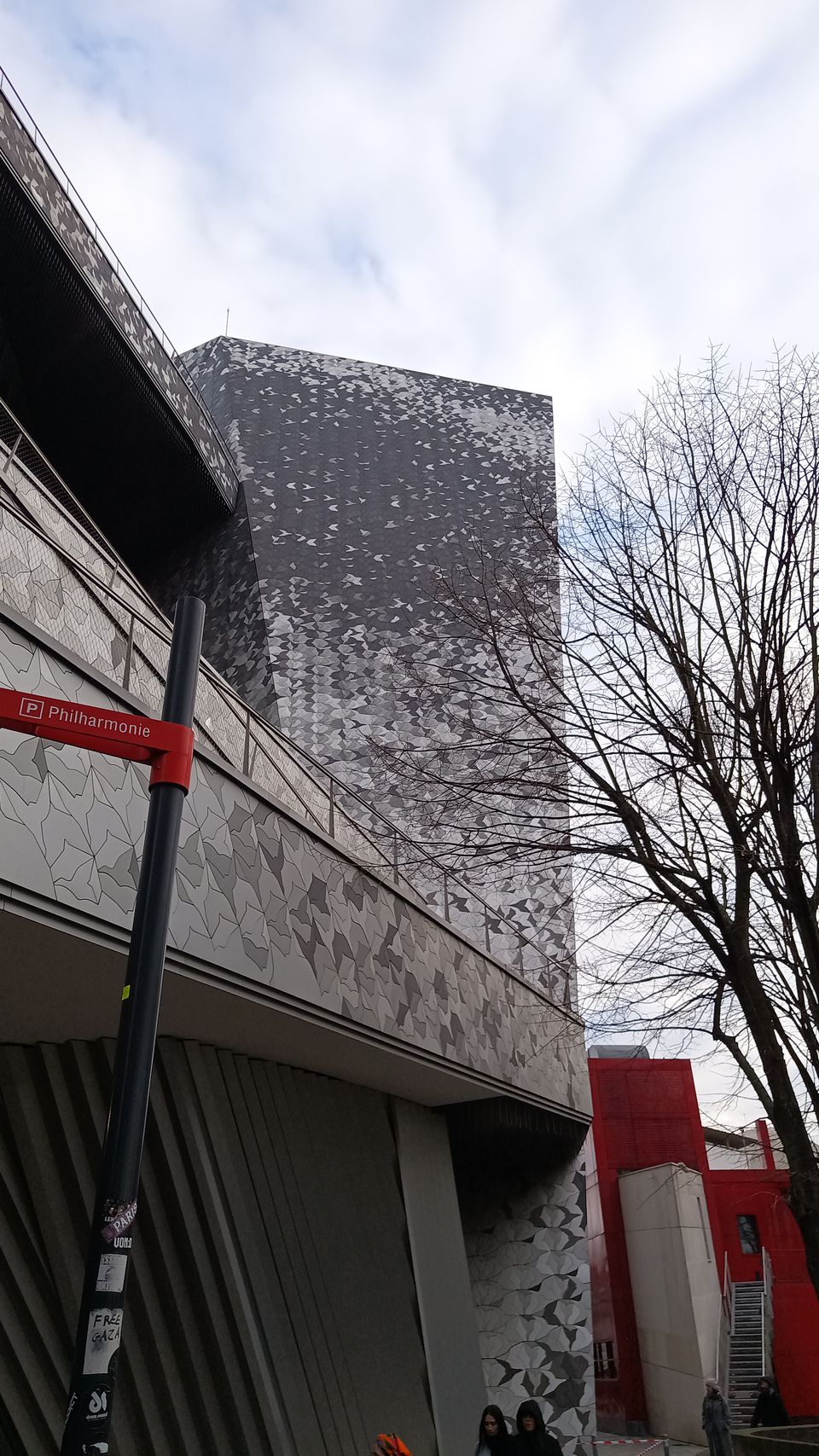 Façades décoré de la Philharmonie