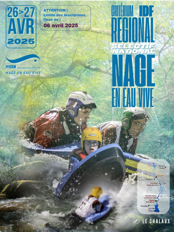 Affiche Sélectif Descente Chalaux 2025