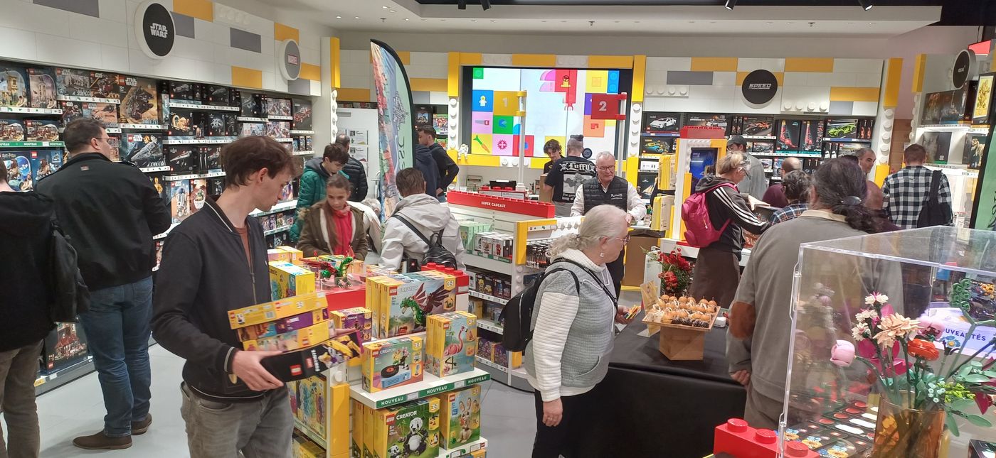 Emplette au Lego Store de Rennes