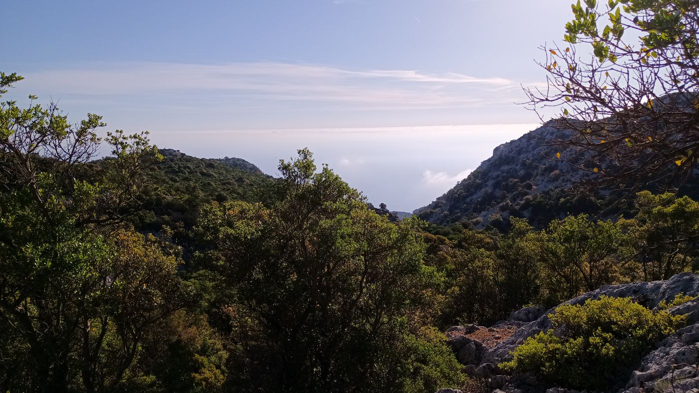 On revoit la mer au loin