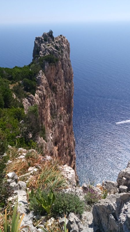Sacré falaise. Dernière, on ne verra plus mon point de départ