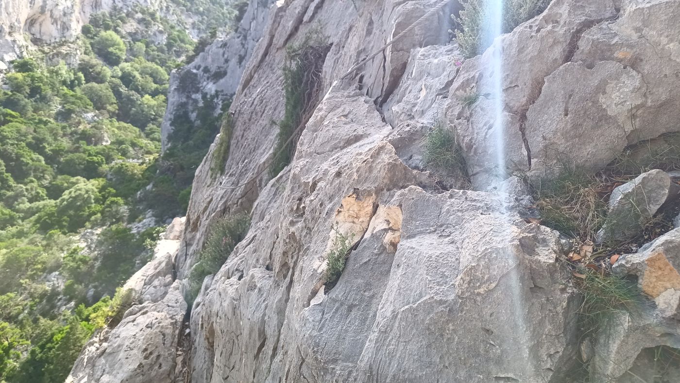 Enfin en haut, avec une ligne guide