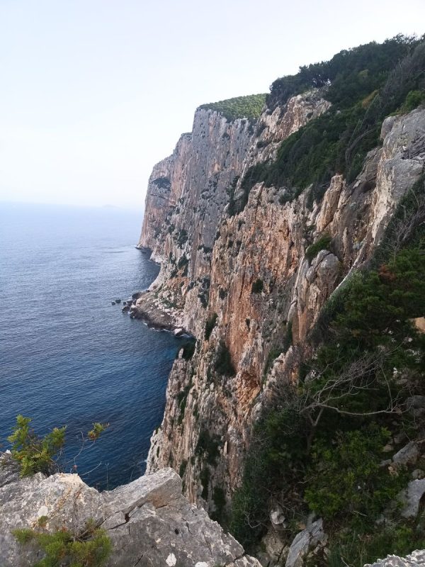 Je me rapproche encore de la mer, mais de sacré falaises