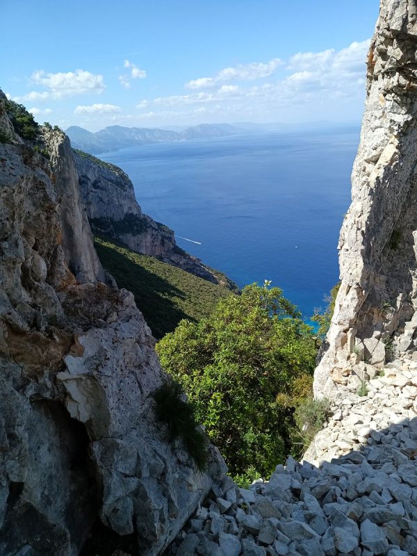 La vue du milieu de l'arche