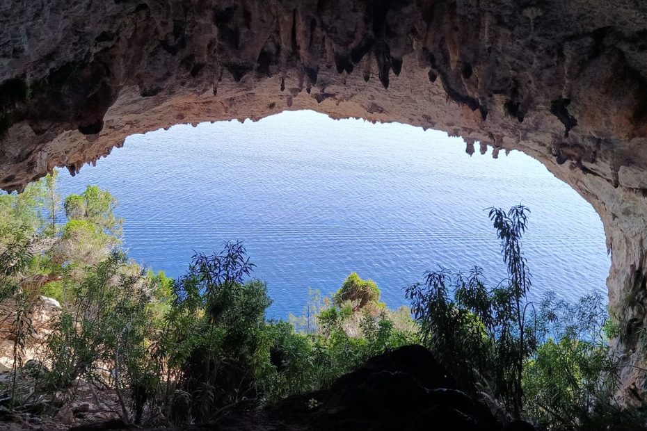 Au sommet de la grotte