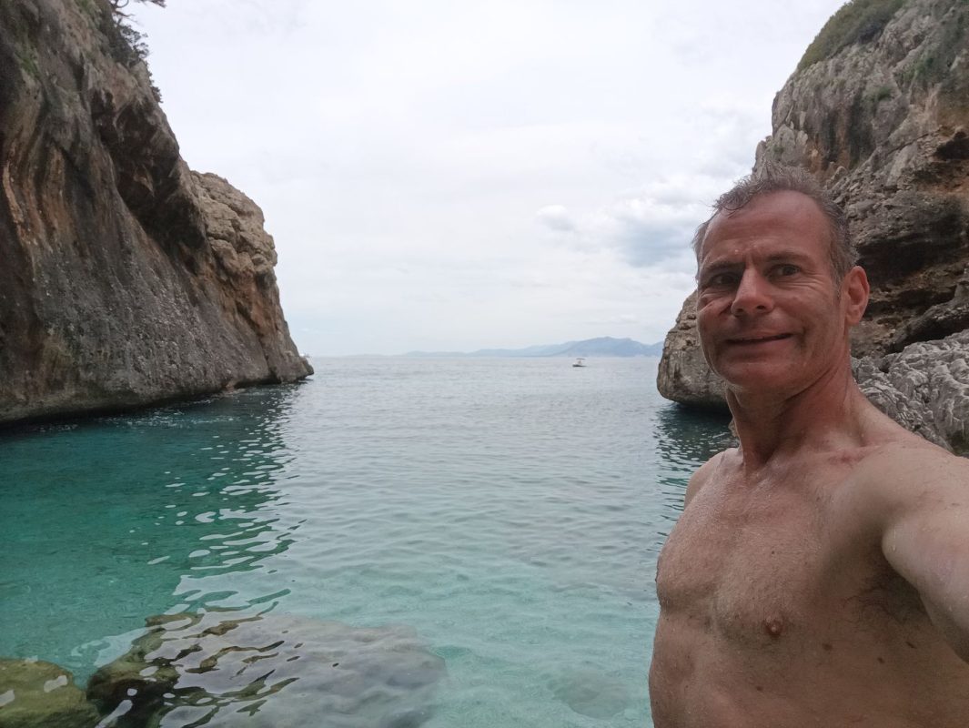 Avec courage (pas hyper chaud et le sel qui pique), je me jette à l'eau
