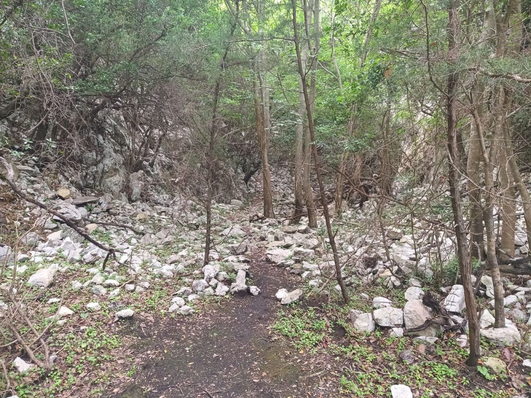 Etonnant ce passage au milieu de la vallée