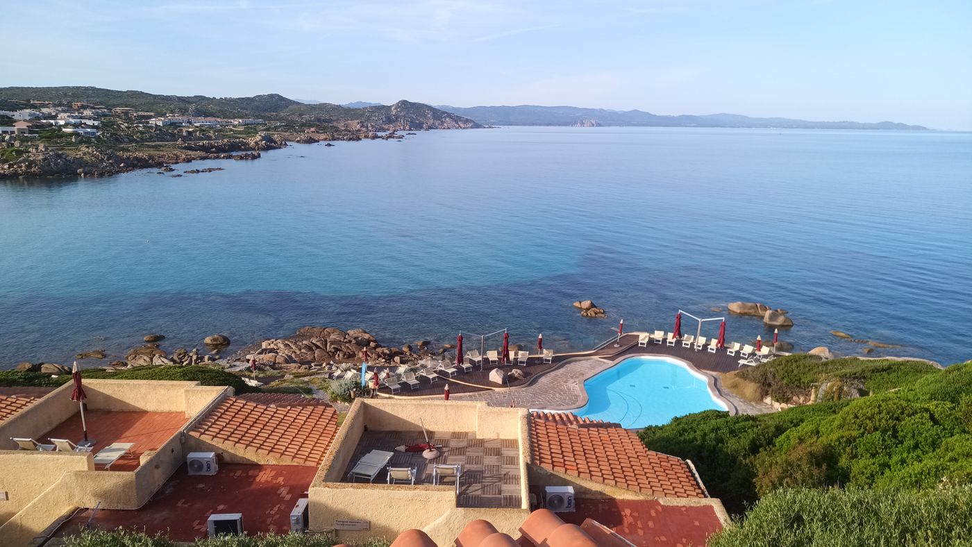 Des terrasse du haut de l'hôtel Club Esse Shardana