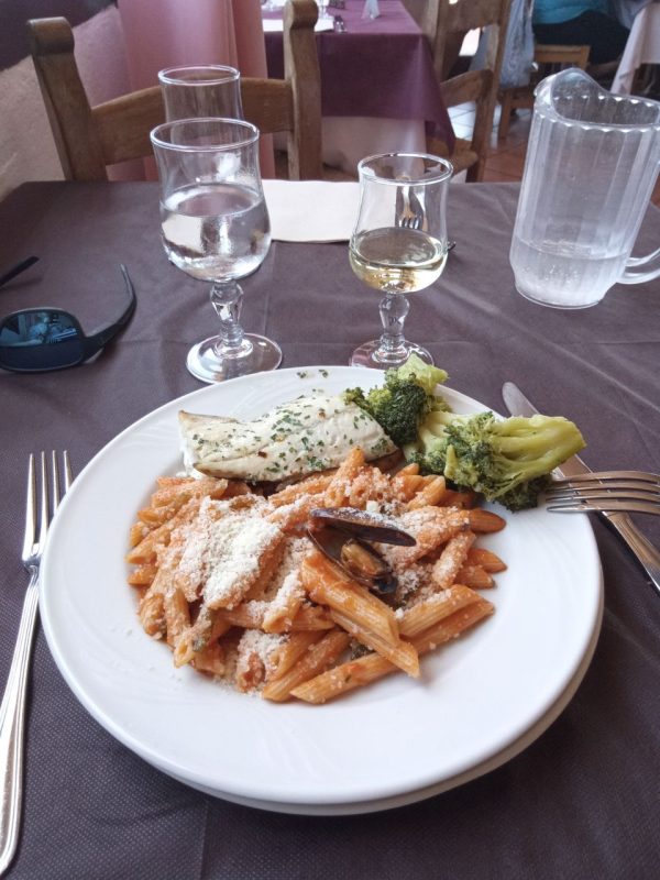 Une partie du repas du midi