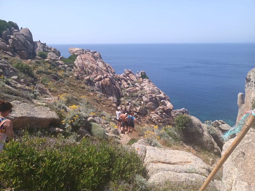 plus on vas vers le mer, moins il y a des sentier net