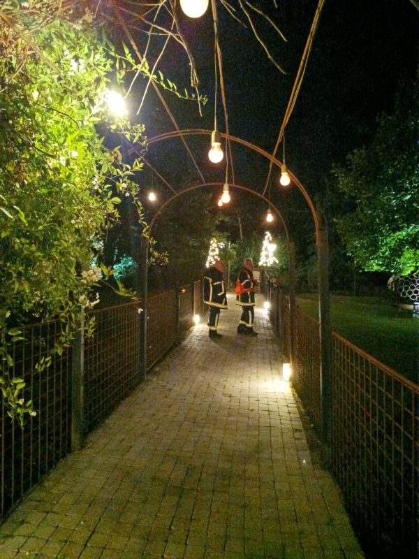 L'arrivé au Roudouic de nuit