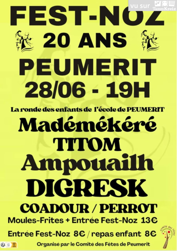 Affiche Fest-Noz Plemérit