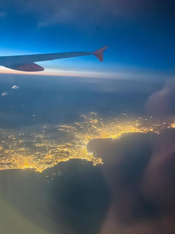 Retour en avion