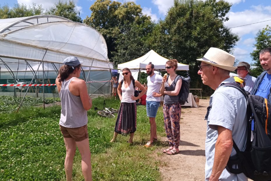 Visite de la ferme de Kerlou
