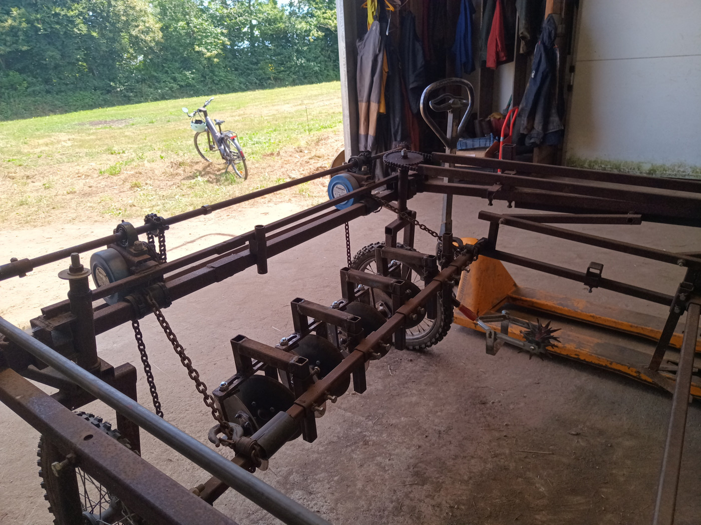 Détail de la machine