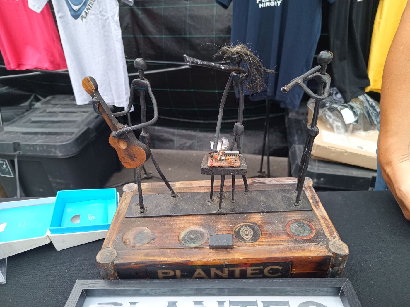 Les musiciens de Plantec stylisés