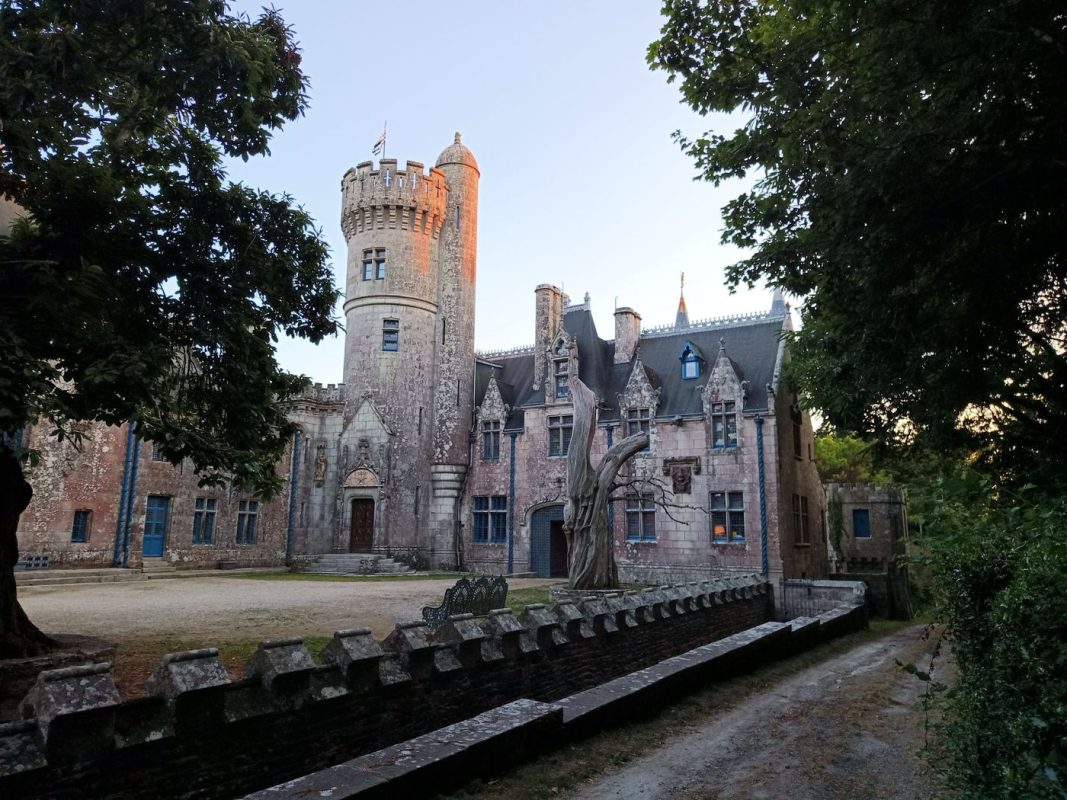 Façade du château de Keriolet