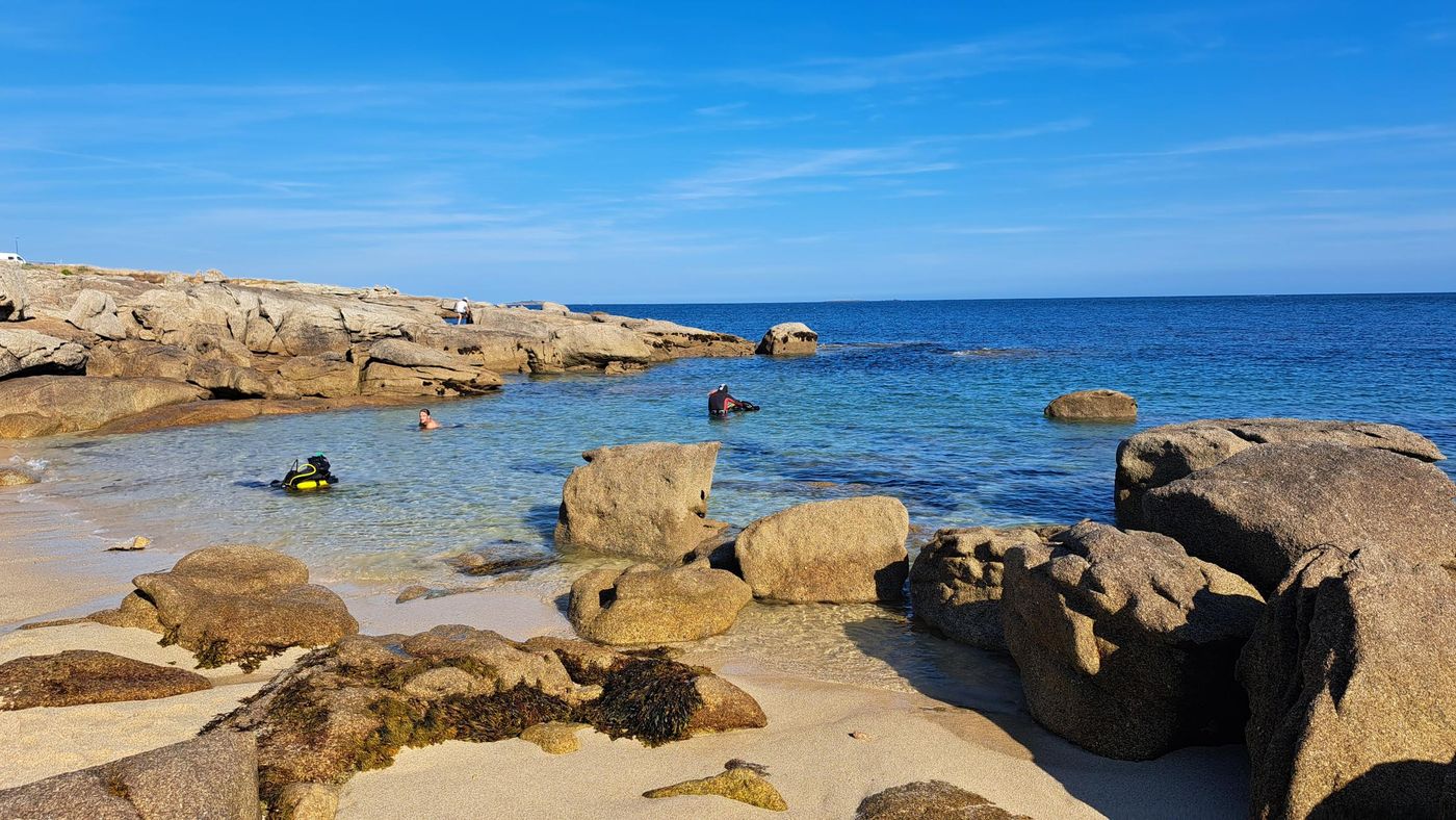 Plage à la pointe de Trévignon