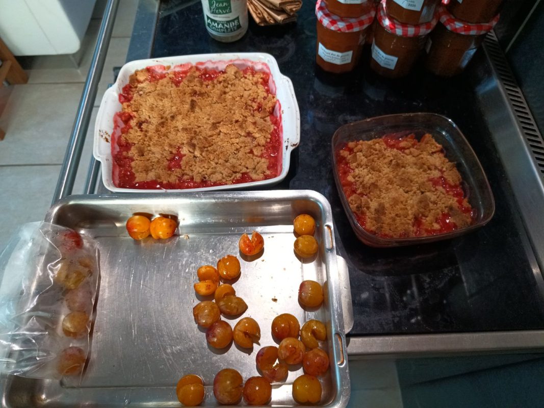 Crumble de prunes